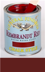General Finishes Chalk Style Paint Rembrandt Red