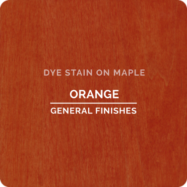 General Finishes Waterbased Dye Stain Orange