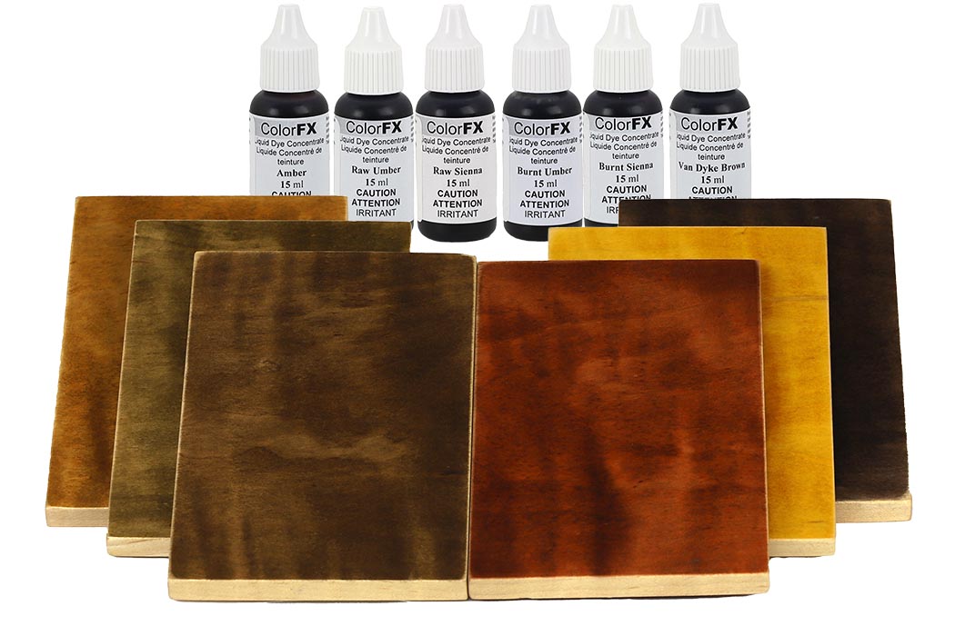 ColorFX Dye Wood Tone Kits 15ml