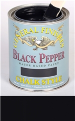 General Finishes Chalk Style Paint Black Pepper