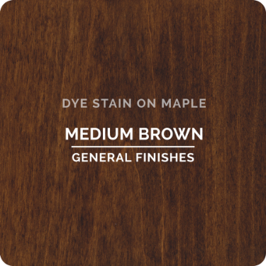 General Finishes Waterbased Dye Stain Medium Brown