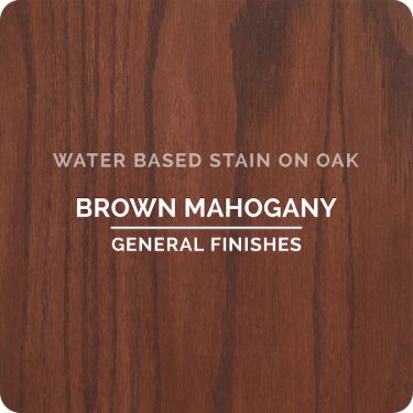 General Finishes EF Series Waterbased Stain Brown Mahogany