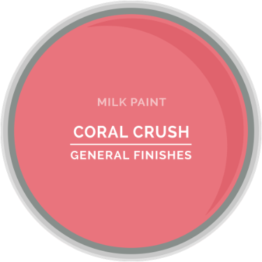 General Finishes Milk Paint Coral Crush