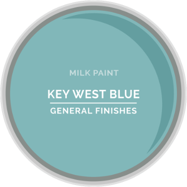 General Finishes Milk Paint Key West Blue