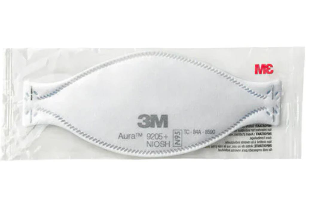 3M Aura 9205+ N95 Respirator Individually Wrapped
